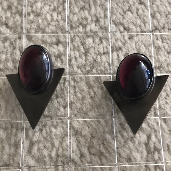 Artisan clip on earrings🌺